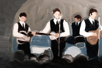 Uno de los 1.300 fotogramas pintadas a mano con oleo sobre celuloide por su directora, Em Cooper, para realizar el videoclip.