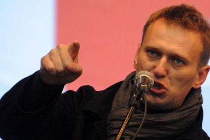Navalny durante un acto opositor en 2011.