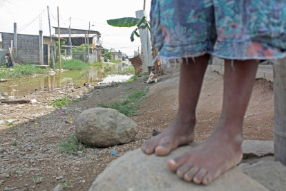 Una Sola Fuerza. En el sector, los niños y personas de la tercera edad son los más afectados por enfermedades.