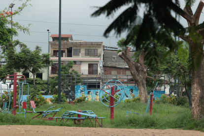 Estado. El espacio también ha sido usado como baño público.