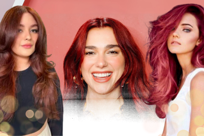 Los rojizos o burdeos so los colores de moda