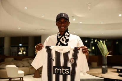 Denil Castillo debutó con gol en Partizán Belgrado de Serbia