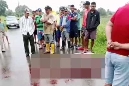 Desconocidos. Habitantes del sector dijeron desconocer a los asesinados.