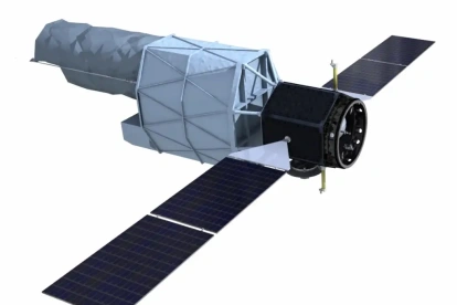 El California Institute of Technology (Caltech) divulgó la imagen de una ilustración conceptual del telescopio espacial UVEX (UltraViolet EXplorer).