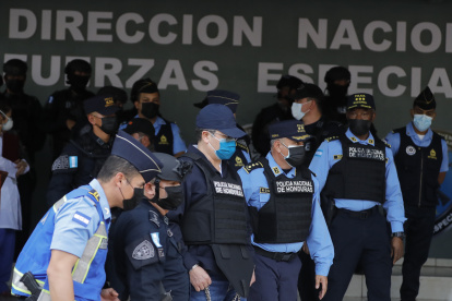Extradición. Juan Orlando Hernández fue detenido y extraditado a Estados Unidos en 2022.
