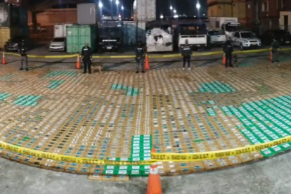 Estos dos cargamentos incautados en Ecuador tendrían un valor aproximado de 150 millones de dólares.