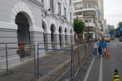 Edificio de la Gobernación del Guayas, en el centro de Guayaquil.