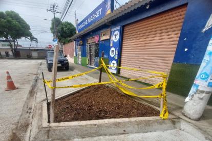 Samanes. Las jardineras inconclusas se encuentran en la etapa 6 de Samanes.