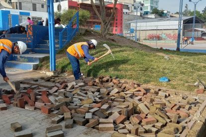 Obra. Los trabajos de rehabilitación empezaron el 1 de febrero.
