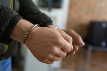 Imagen referencial de detenido.