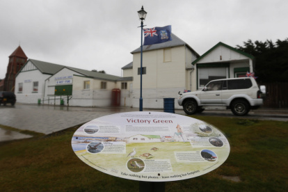 Una zona de Puerto Stanley, en las islas Malvinas.