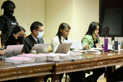 Proceso. La fiscal general Diana Salazar, ponente principal en las audiencias del caso Metástasis.