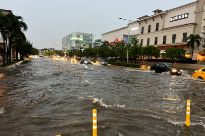 Inundaciones en Samborondón