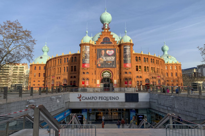 Vista exterior de la plaza de toros Campo Pequeno de Lisboa