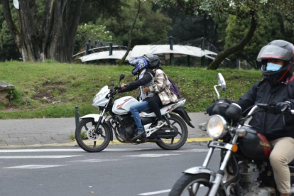 Movilización en moto se limitará a una sola persona en el Distrito Metropolitano de Quito