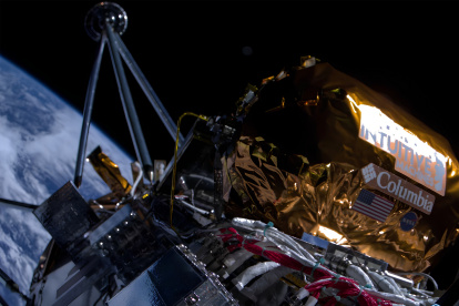 El módulo Odiseo de la empresa privada Intuitive Machines despegó desde Florida el pasado día 15 de febrero con destino a la Luna.