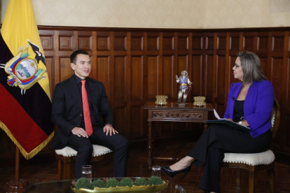 El presidente de la República, Daniel Noboa, en entrevista comunicó su intención de subir el IVA al 15 %.