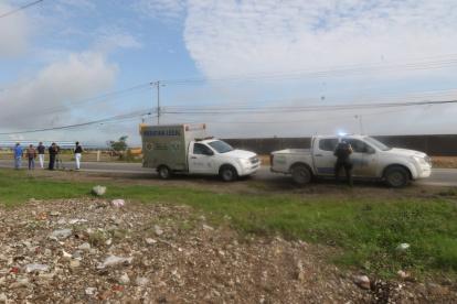 Al lugar arribaron agentes de la Policía Nacional.