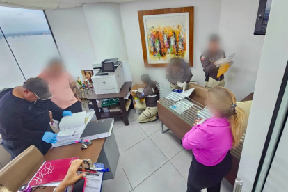 Oficina. La Fiscalía allanó la oficina de Bibian Hernández el pasado 30 de enero.