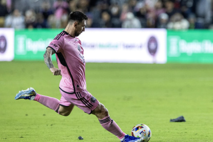 El delantero del Inter de Miami Lionel Messi, durante el primer partido de la temporada regular de la MLS.