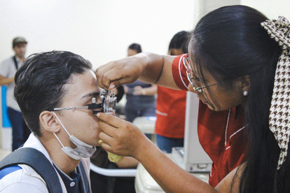 En enero se desarrollaron análisis visuales a las personas que se inscribieron en el programa.
