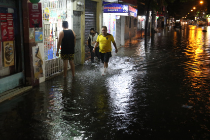 Inundación. El pasado 20 de febrero, Sauces 6 fue uno de los sectores que se inundó en Guayaquil.