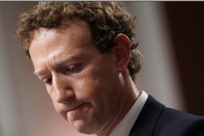 Marck Zuckerberg, CEO de Meta, en su comparecencia frente al Congreso de EE.UU.