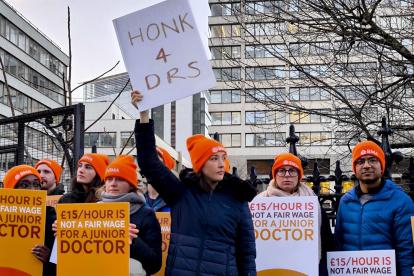En enero pasado, los médicos residentes también protagonizaron protestas.