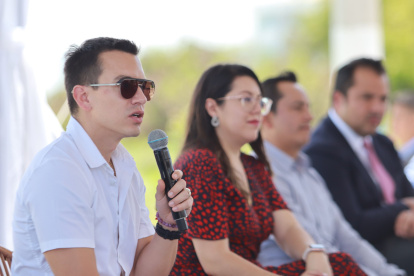 Agenda. Durante el 23 de febrero el presidente presentó en Santa Elena, el primer inventario nacional del potencial solar en Ecuador.