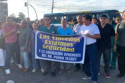 Vinces. Los galenos piden más seguridad en el cantón.