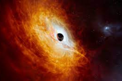 Agujero negro y cuásar, captado con el Very Large Telescope (VLT) del Observatorio Europeo Austral (ESO).