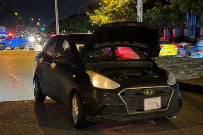 El vehículo en el que viajaban los sospechosos estaba reportado como robado