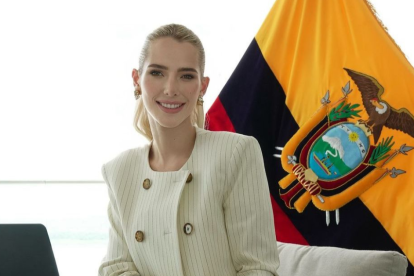 Lavinia Valbonesi, primera dama del Ecuador.