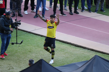 Joao Rojas fue presentado en la Noche Amarilla 2024 que se realizó en el estadio Atahualpa de Quito