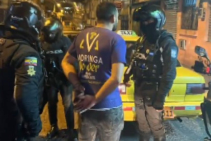 La Policía informó que detuvo a sospechosos de asaltos en locales comerciales de Quito.
