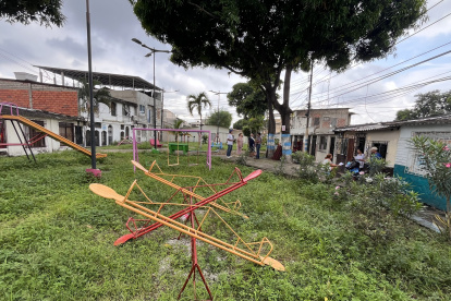 Maleza. Los moradores están molestos porque el personal municipal corta el monte, pero no colocan los químicos que evitan que este vuelva a crecer rápidamente.