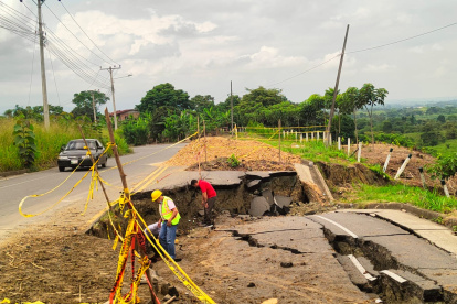 Personal vial se encuentra trabajando en la zona