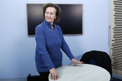 La jefa negociadora del Gobierno colombiano en los diálogos de paz con el Ejército de Liberación Nacional (ELN), Vera Grabe, en Bogotá (Colombia).