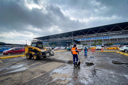 Los trabajos municipales se realizaron este jueves 29 de febrero
