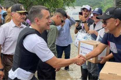 Noboa regresará a Manabí el próximo 8 de marzo para realizar el primer desembolso.