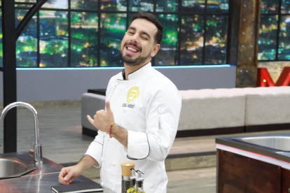 José Andrés Caballero en MasterChef Celebrity Ecuador.