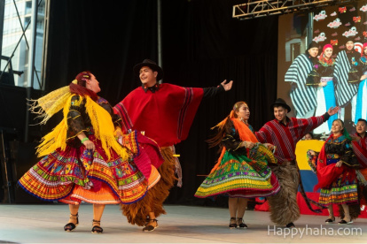 La agrupación Pureqkuna ha tenido la oportunidad de presentarse en grandes escenarios como los del Stanford Live.