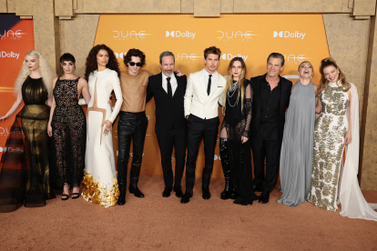 Elenco de Duna 2 en la premier de Nueva York New York City.