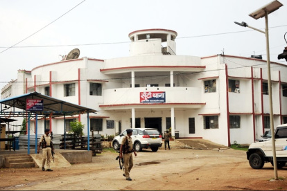 Establecimiento. La comisaría de policía de Khunti en Jharkhand, India, en una imagen de archivo. El caso ha encendido la indignación en el país.