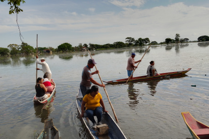 Muchas zonas están afectadas por las lluvias