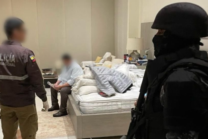 El exasambleísta socialcristiano Pablo Muentes fue detenido en estos allanamientos.