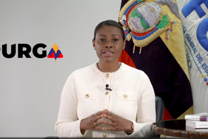 Diana Salazar, la fiscal General del Estado, explicó el caso en un video