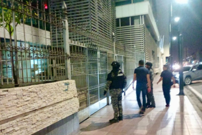 Allanamiento a edificio de la Corte de Justicia de Guayas.