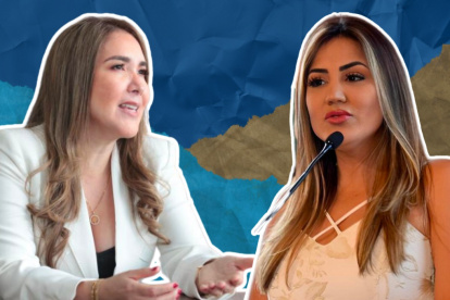 Fabiola Gallardo (izquierda) y Mayra Salazar (derecha) trabajaron juntas en la Corte Provincial del Guayas. Una como presidenta y la segunda como comunicadora.
