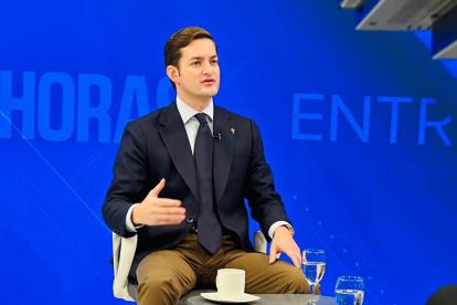 El viceministro Torres, en entrevista con Teleamazonas.